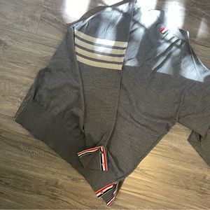 THOM BROWNE MENS CARDIGAN SWEATER